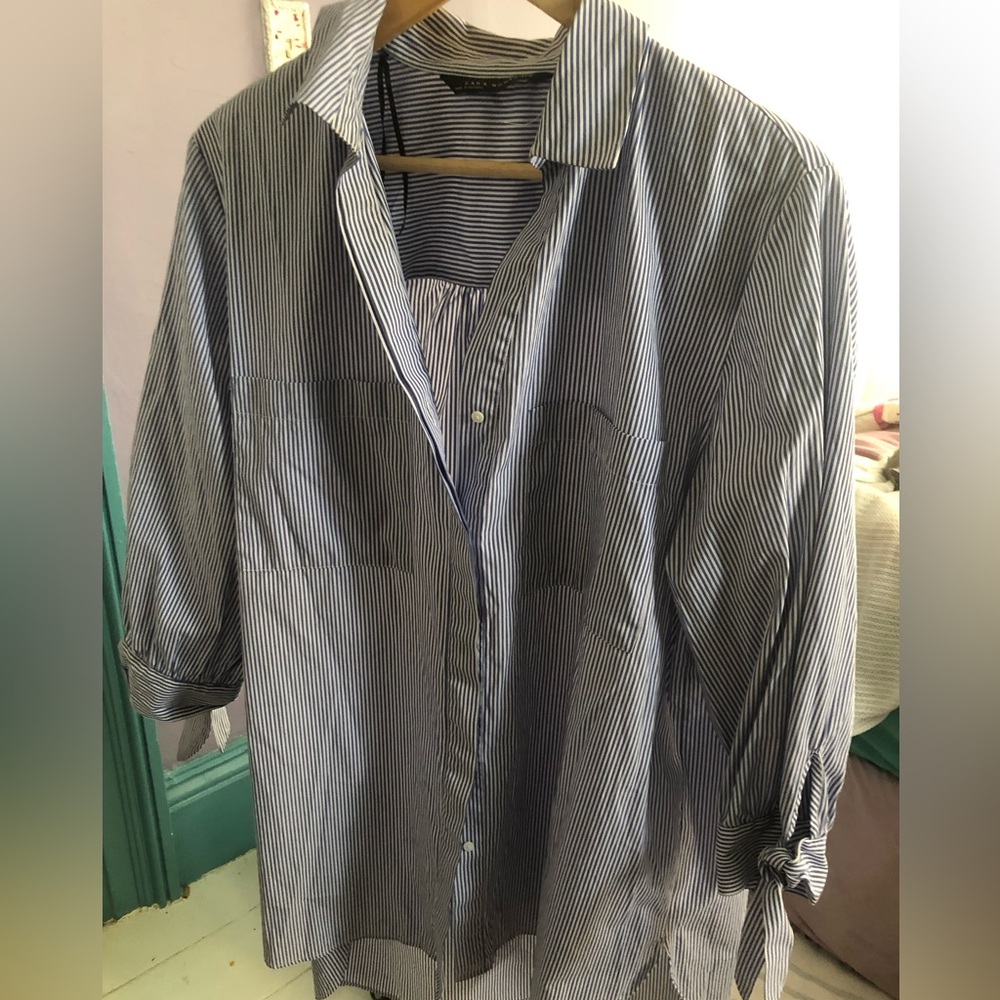 Zara button up tunic